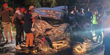 "El carro quedó completamente destruido": aparatoso choque deja tres muertos en Zona Bananera, Magdalena
