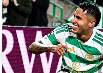 El colombiano Camilo Durán marcó doblete en triunfo del Celtic