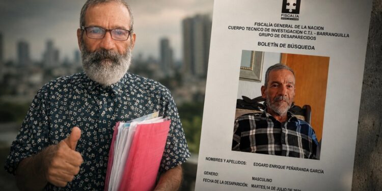 El profe Édgar sigue desaparecido en Barranquilla: hoy es su cumpleaños número 66