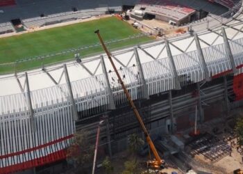 El ‘Supermetro’ alista su pantalla 360 grados: comienza instalación de estructuras en el Metropolitano