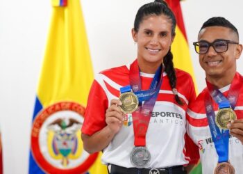 Gobernación del Atlántico entregó estímulos a medallistas en Juegos Centroamericanos y del Caribe