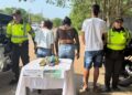 Golpe al narcotráfico en vías del Atlántico: capturan a tres personas con más de un kilo de cocaína oculto en una cobija de bebé