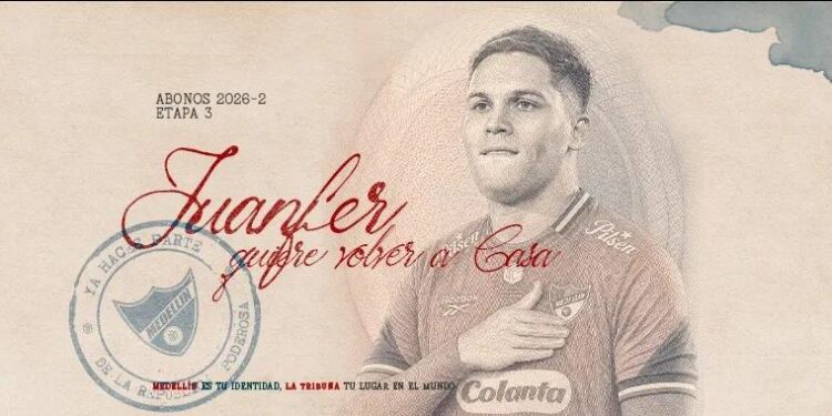 Juanfer Quintero regresaría al Medellín, si el equipo vende 40 mil abonos