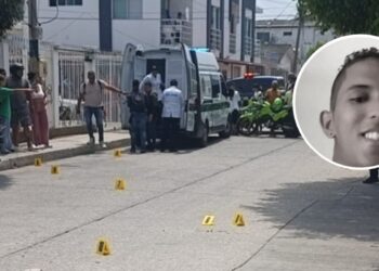 Persecución sicarial deja un motociclista asesinado en plena vía pública del barrio El Valle, en Barranquilla