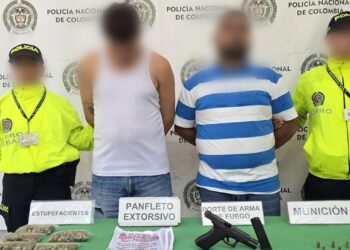 "Sorprendidos con arma, droga y panfletos": capturados dos presuntos integrantes de los del Freseo en Rebolo