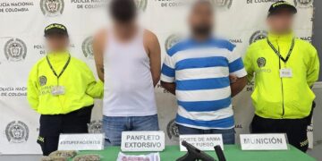"Sorprendidos con arma, droga y panfletos": capturados dos presuntos integrantes de los del Freseo en Rebolo