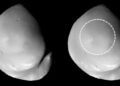 Un impacto violento podría haber cambiado a Deimos, la luna de Marte con forma de papa