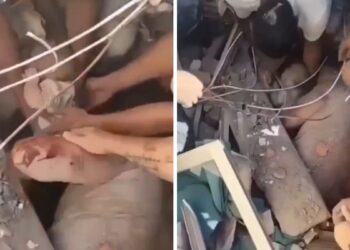 Video | Bebé y su madre fueron rescatados con vida tras quedar bajo escombros en Cali